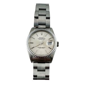 1990 Rolex Datejust 36 Men's Steel Watch 16620 Automatic Silver Dial #20661
